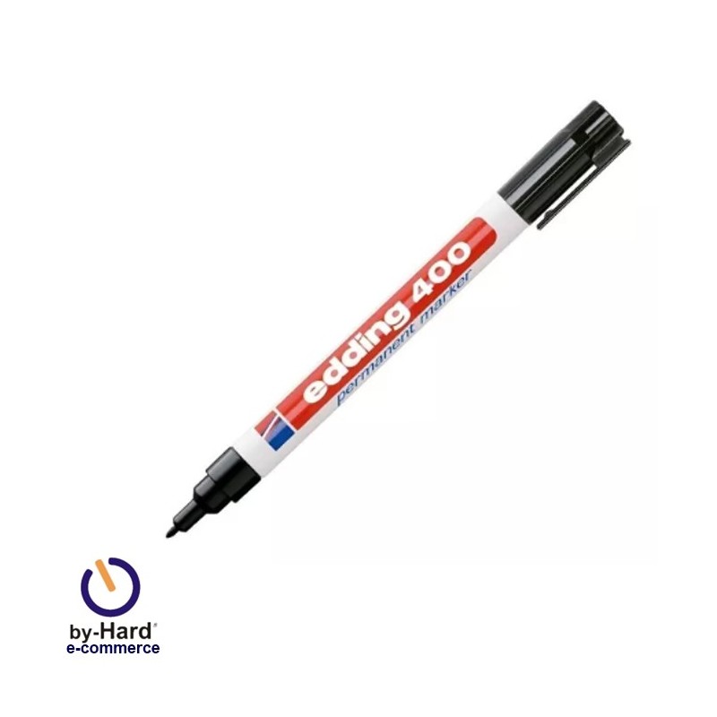 Marcador Edding 400 Negro Permanente