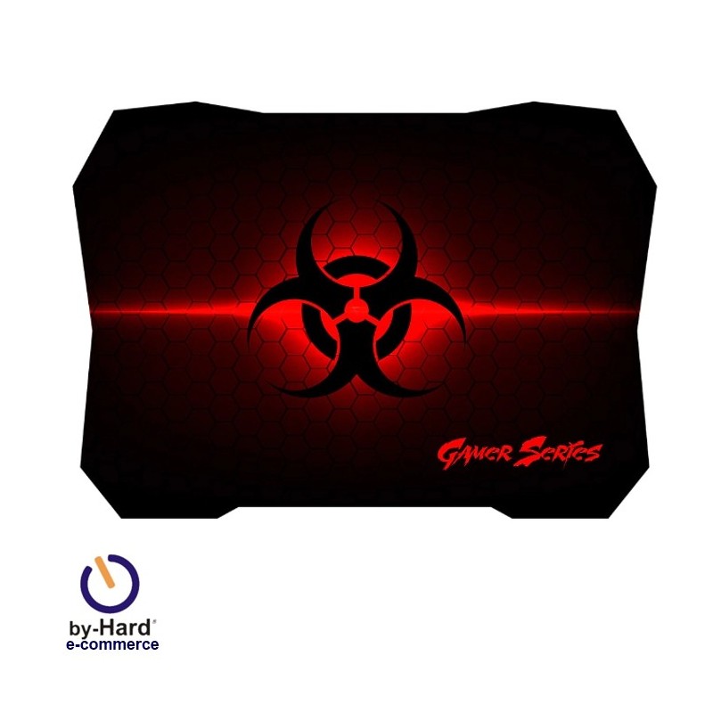 Mouse Pad CDTEK Gamer Rojo 35 x 25 cm.