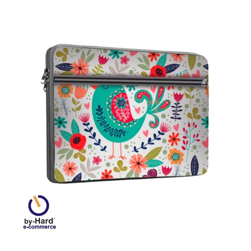 Funda CDTEK Neoprene Notebook 15´´ con Bolsillo Bird