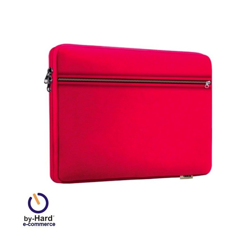 Funda CDTEK Neoprene Notebook 15´´ con Bolsillo Rojo