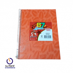 Cuaderno Laprida Nº 7 Espiralado Naranja