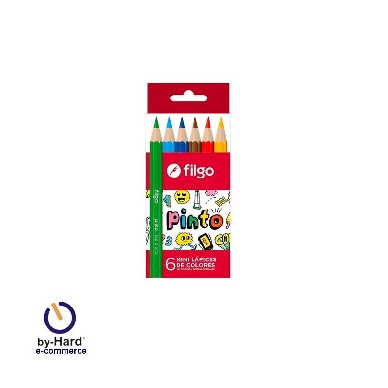 Lapices Filgo Pinto Cortos x 6