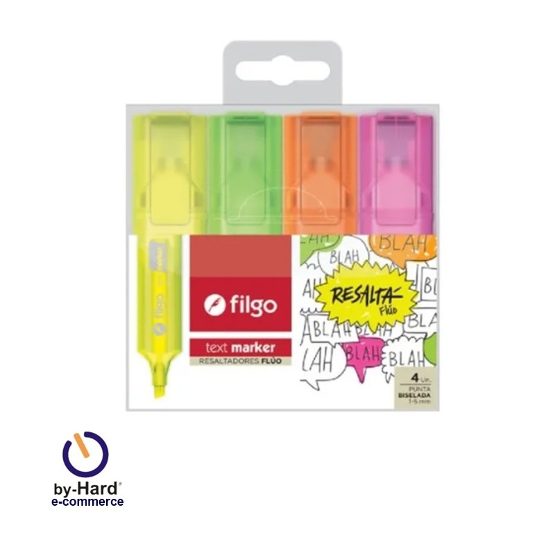 Resaltador Filgo Text Maker x 4
